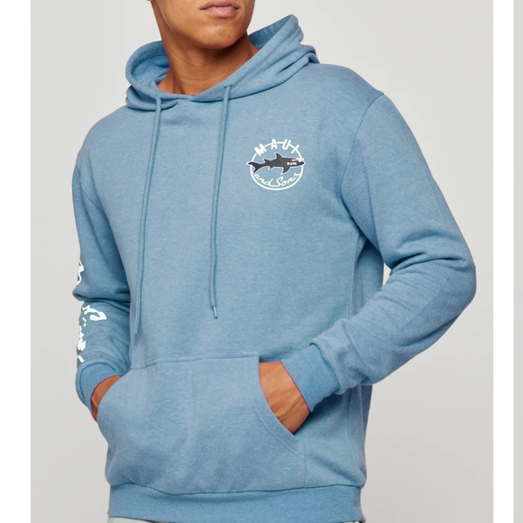 MAUI and Sons NEW Shark Nation Pullover Hoodie - Picture 2 of 10